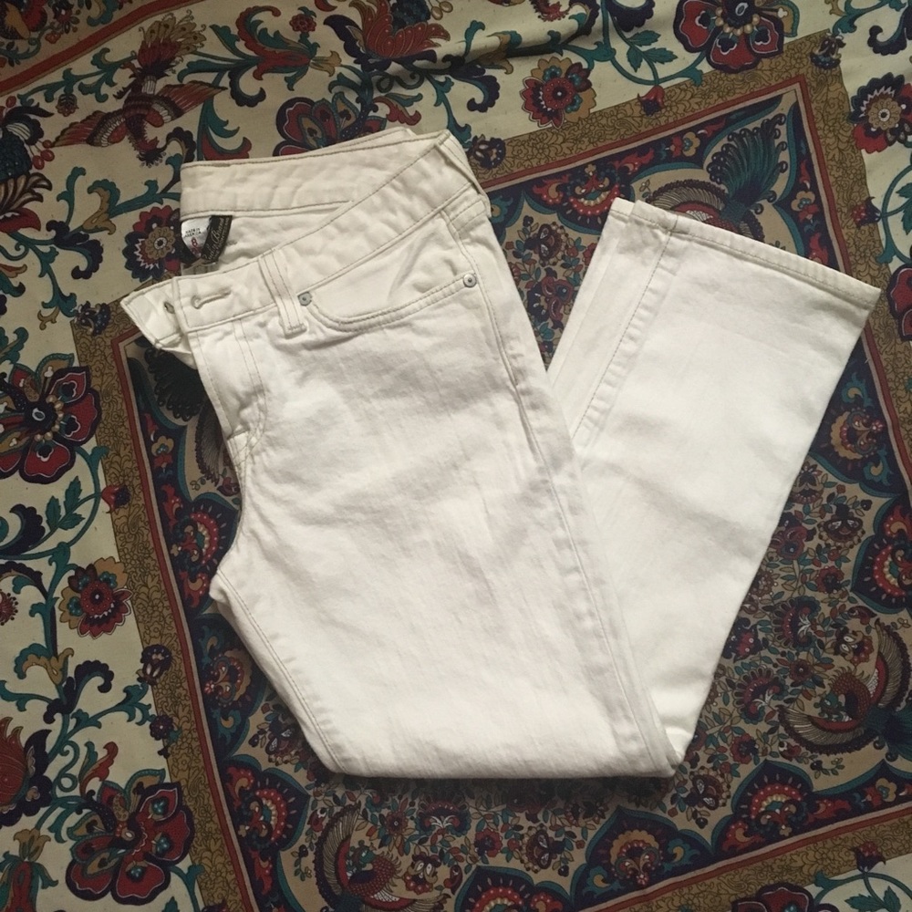Lucky brand cropped denim jeans